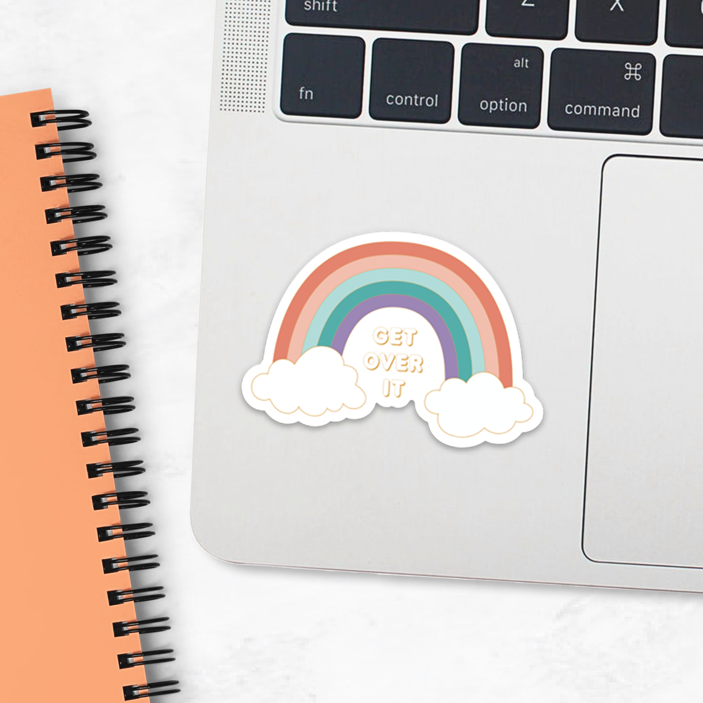 Get over it: sticker