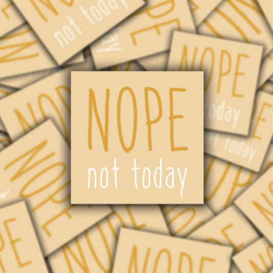 Nope not today: magnet