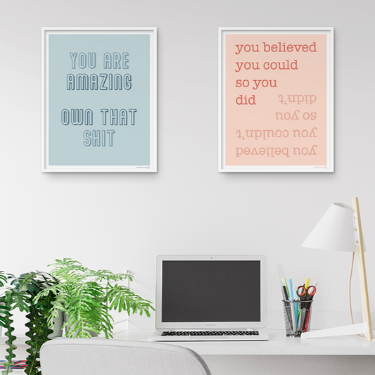 Own that sh!t: art print
