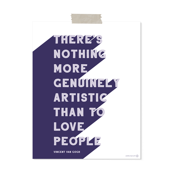 Genuinely artistic: art print