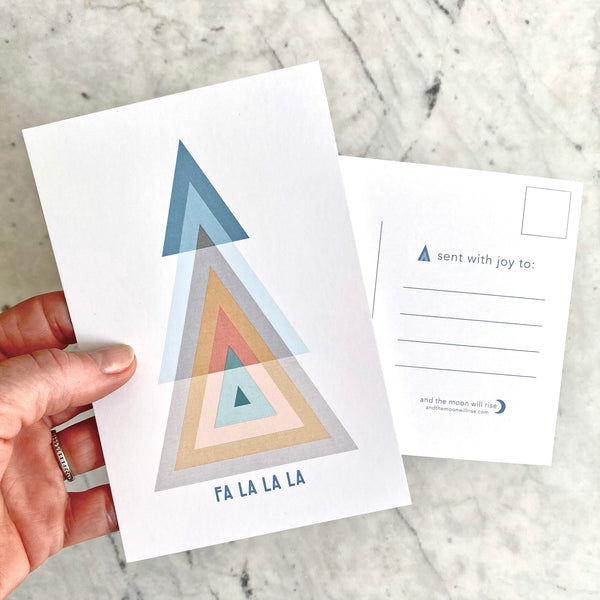 Fa la la la: holiday postcards