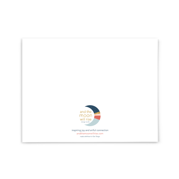 Live out loud: greeting card