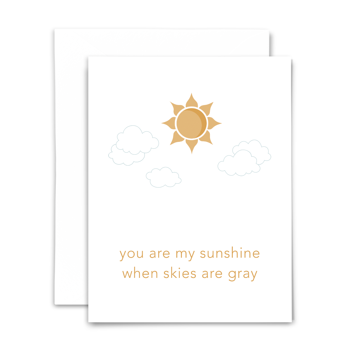 You are my sunshine lyrics | Greeting Card