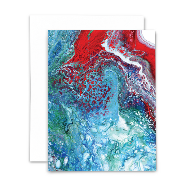 Red rendezvous: greeting card