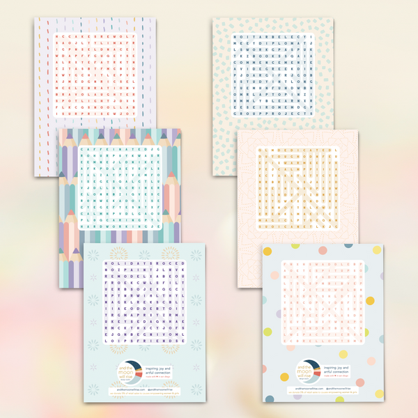 Best teacher word search: greeting card
