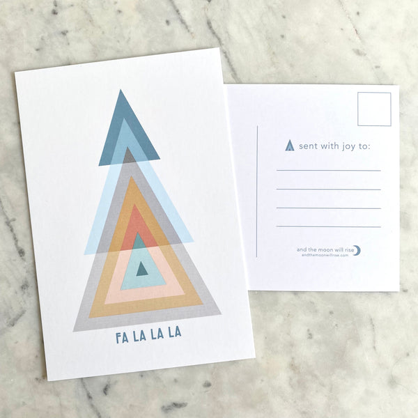 Fa la la la: holiday postcards