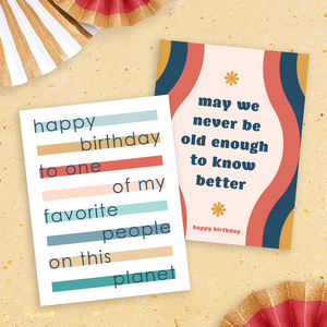 Best-selling birthday cards 