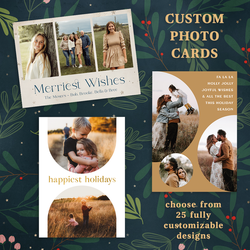 HOLIDAY: Custom photo cards