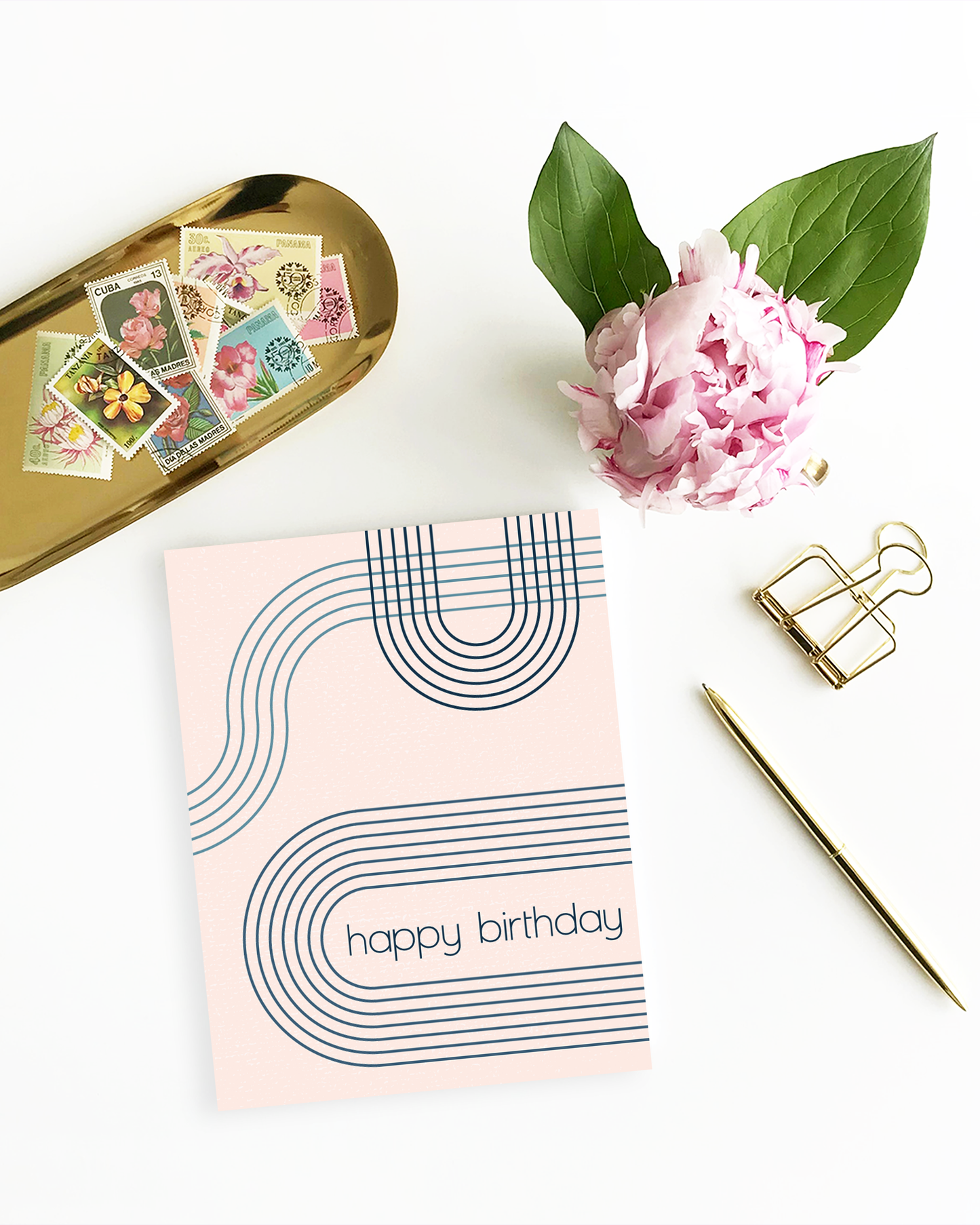 Bauhaus birthday: greeting card