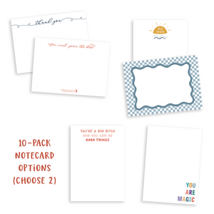 Notecard bundle: any 2 for $20