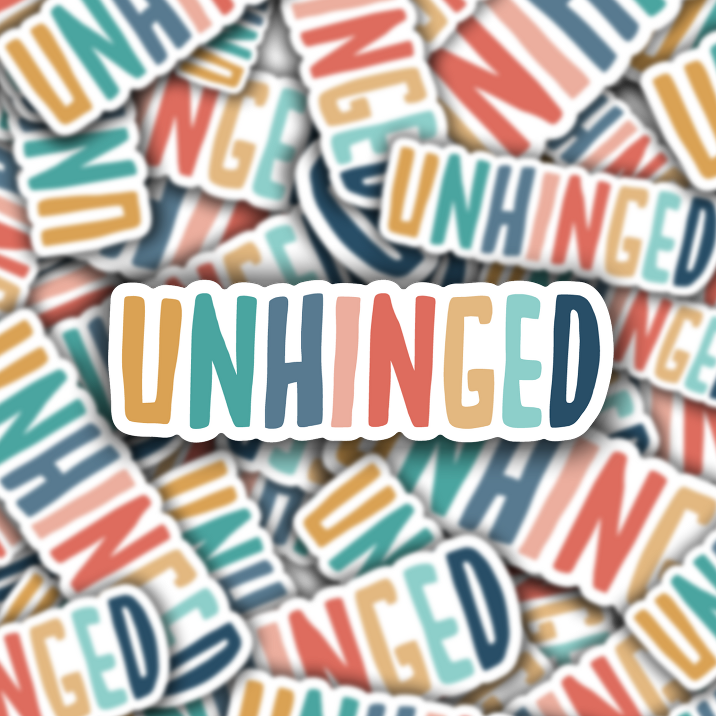 Unhinged: sticker