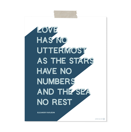 No uttermost: art print