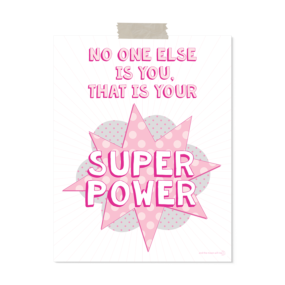 Superpower: art print