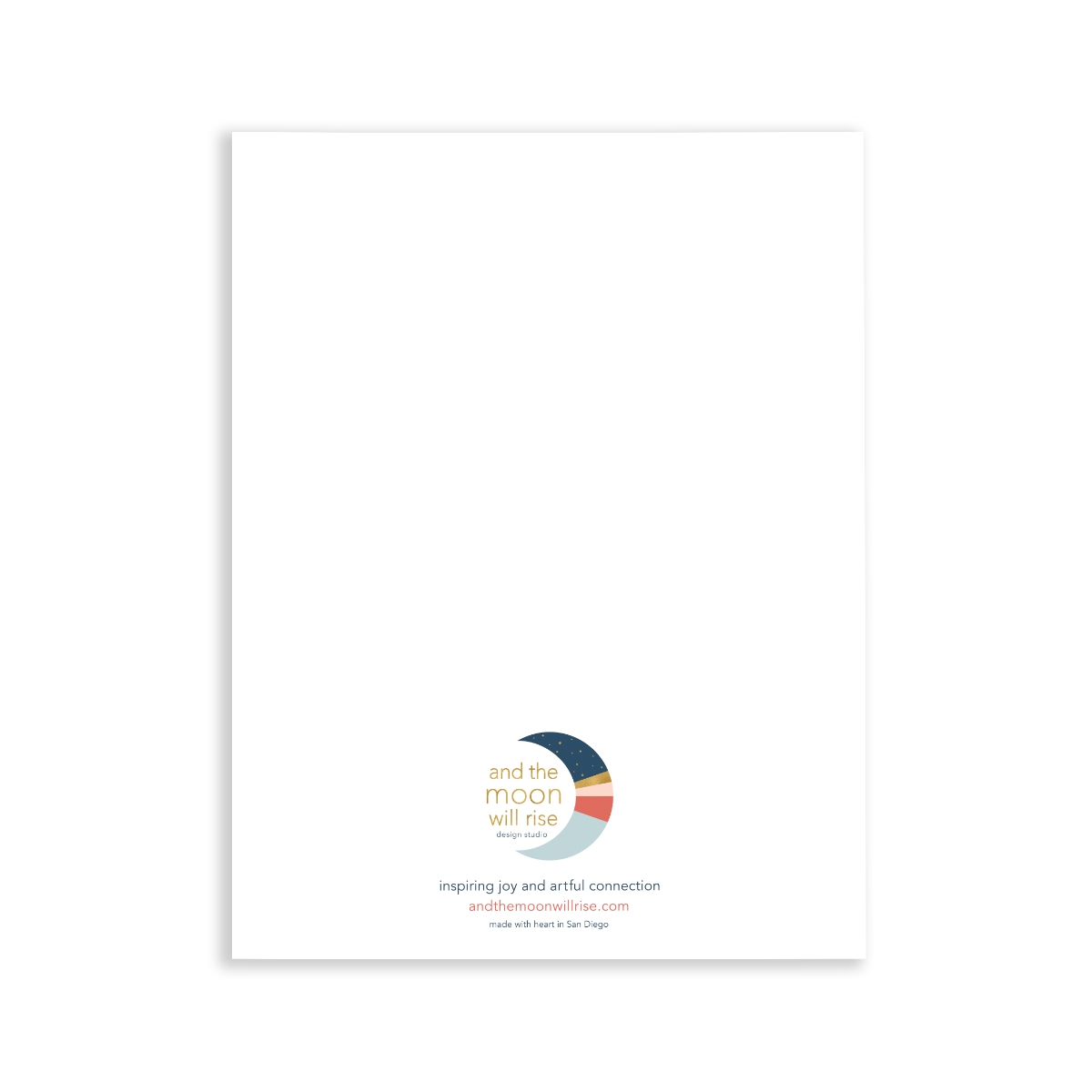 Favorite place: greeting card