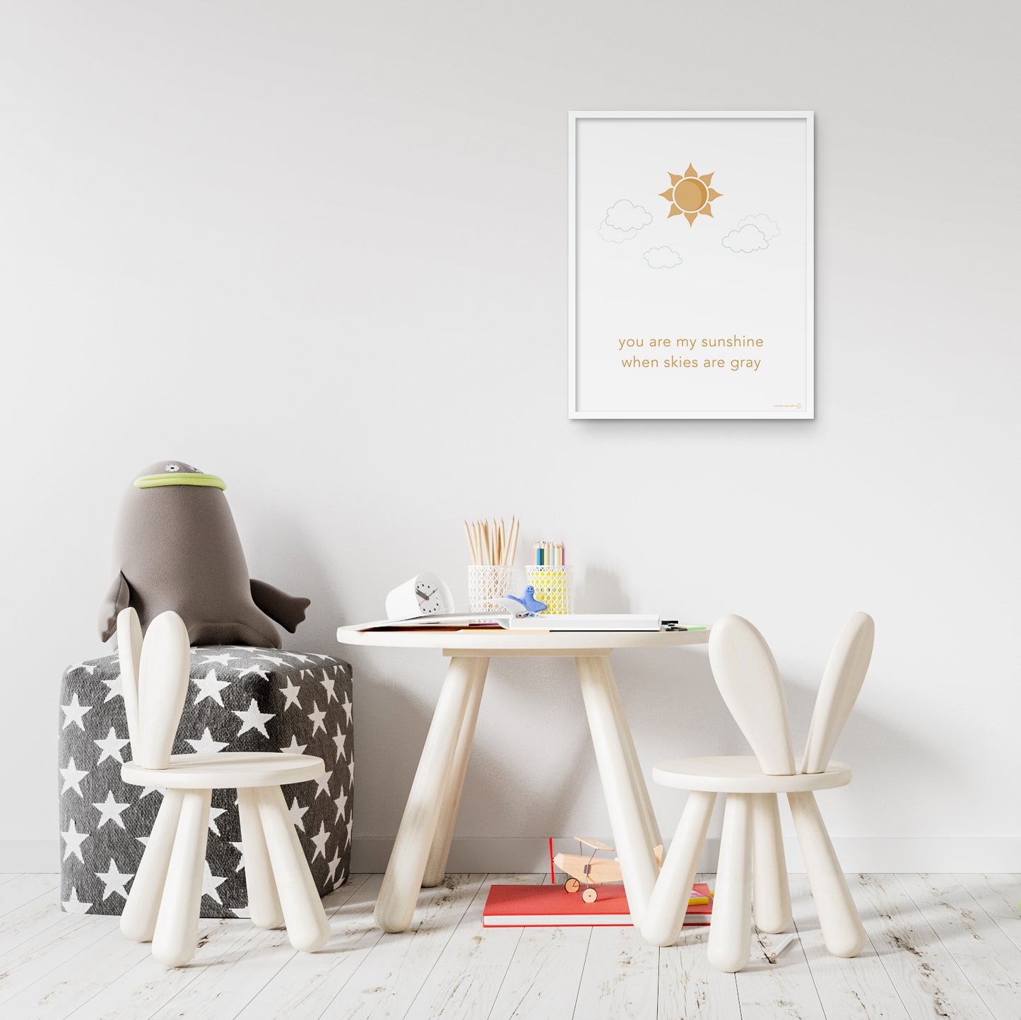 You are my sunshine: art print