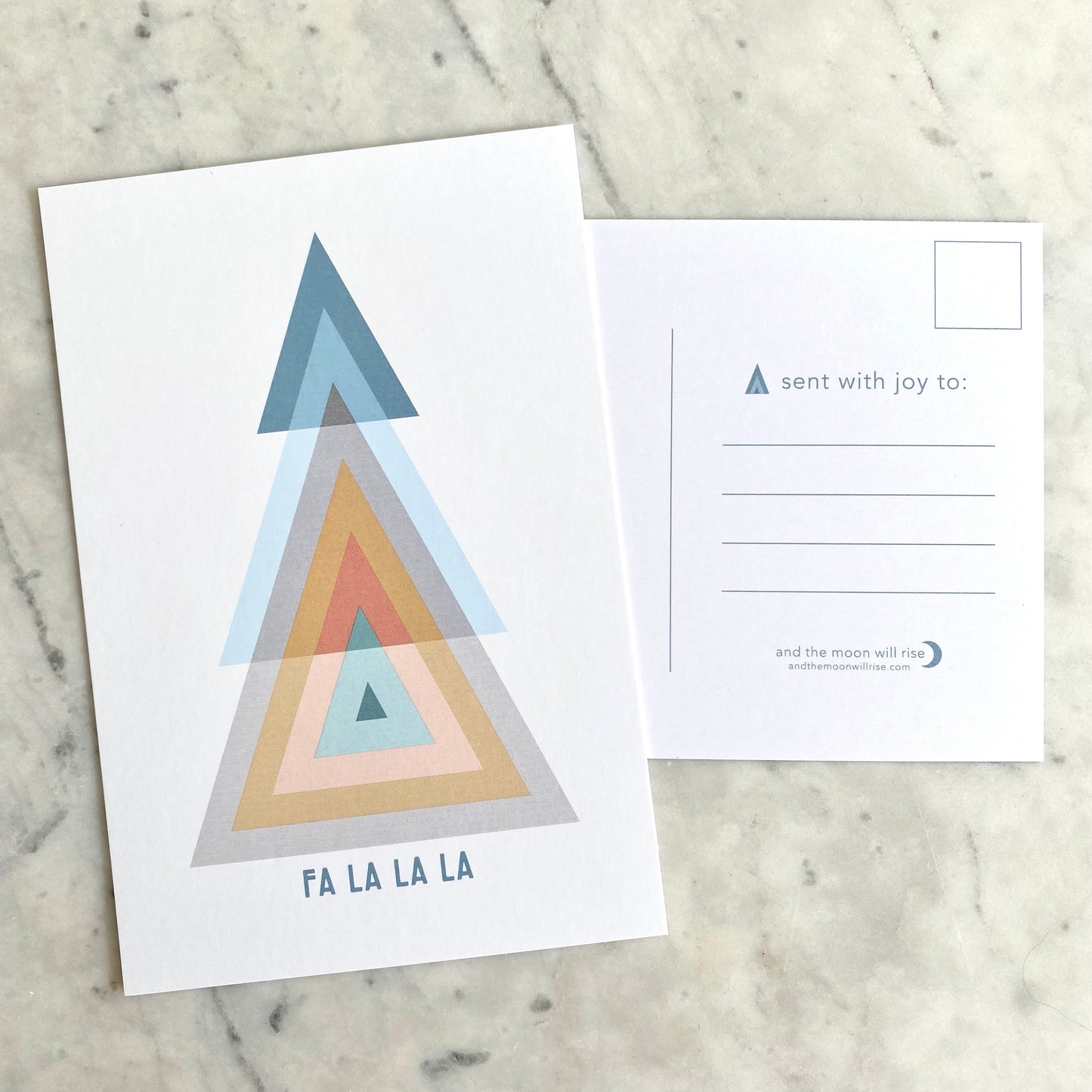 Fa la la la: holiday postcards